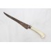 Salafa Sword Dagger Knife Silver Koftgiri Damascus Blade Handle D976